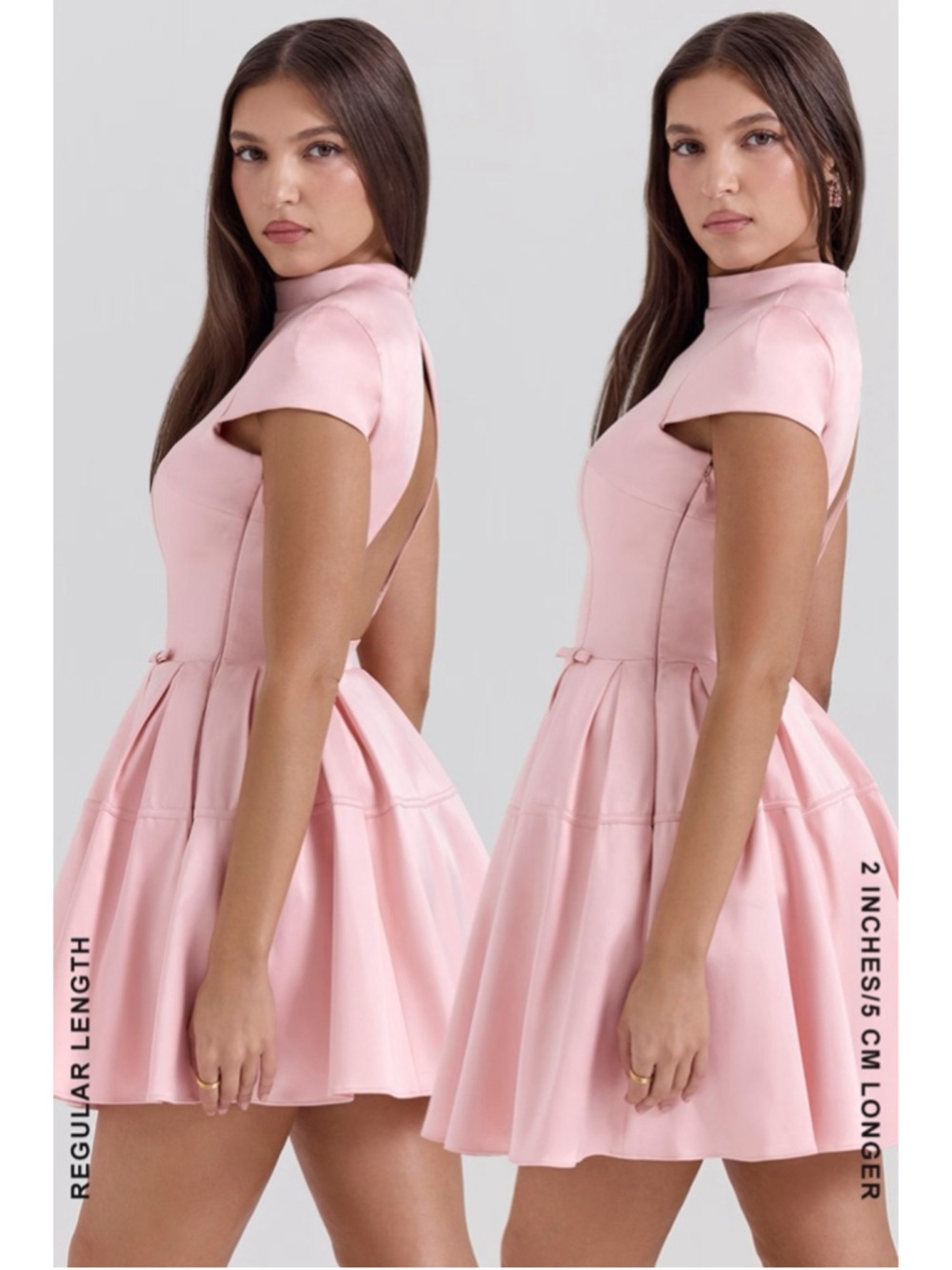 Women's House of CB Pink Backless Mini Dress L - Picture 14 of 16